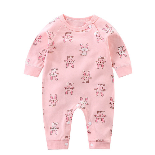 Baby jumpsuit, spring and autumn new style long-sleeved cotton rompers, baby clothing, baby clothes dropshipping