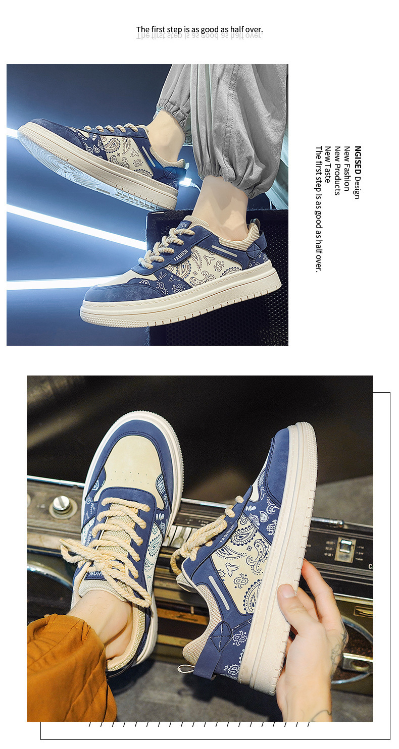 Zapatos de hombre con transmisión en vivo, novedad de 2022, zapatos con flores de anacardo, zapatos de moda para hombre, zapatillas de lona bajas versátiles de moda para otoño_voghion.com