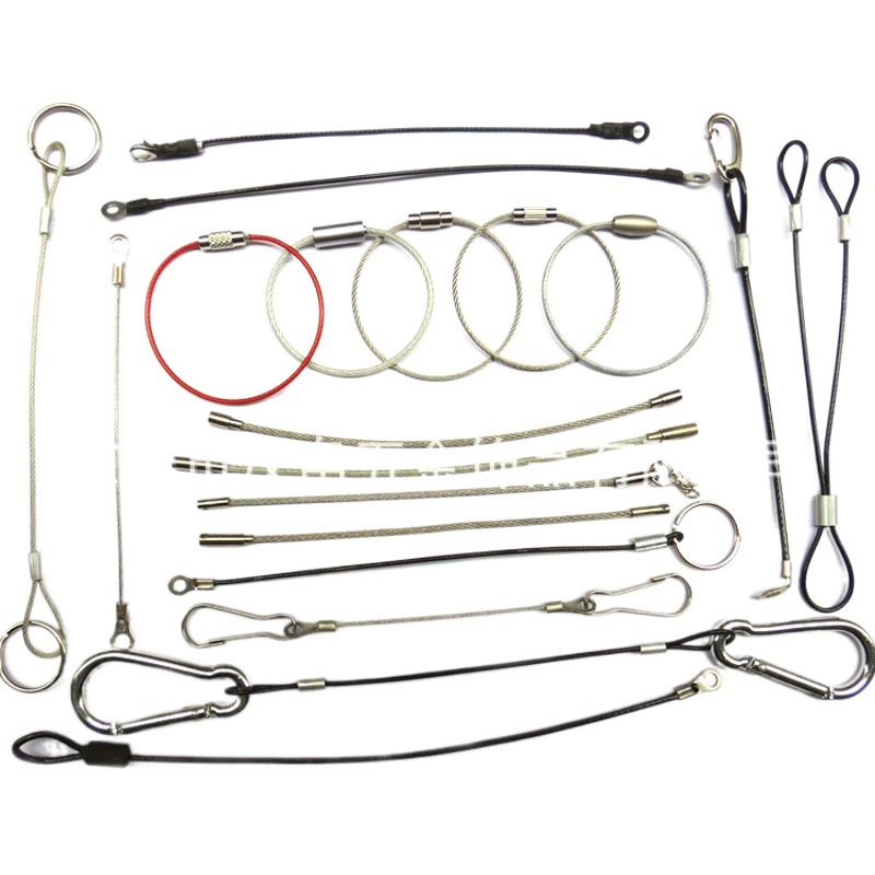 Фабрика в запасе покрыла цвет 1,5*150 провод кольцо Пряжка веревочки провода багажная бирка цвет покрыл кольцо веревочки провода