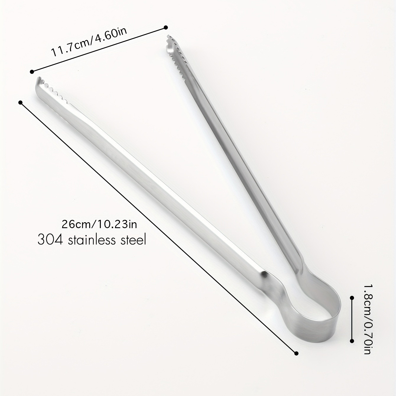 Inventario 304 de acero inoxidable helado bar de té leche cucharada barra espiral cucharada barra barra de hielo clip de hielo