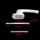 Plastic steel door handle handle handle balcony door handle lock drive wrench door and window accessories metal handle