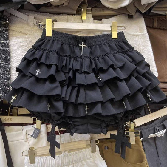 Gothia Bifeng Cross Fashion All-match Puffy Skirt 2025 Spring New Anti-light Cake Skirt