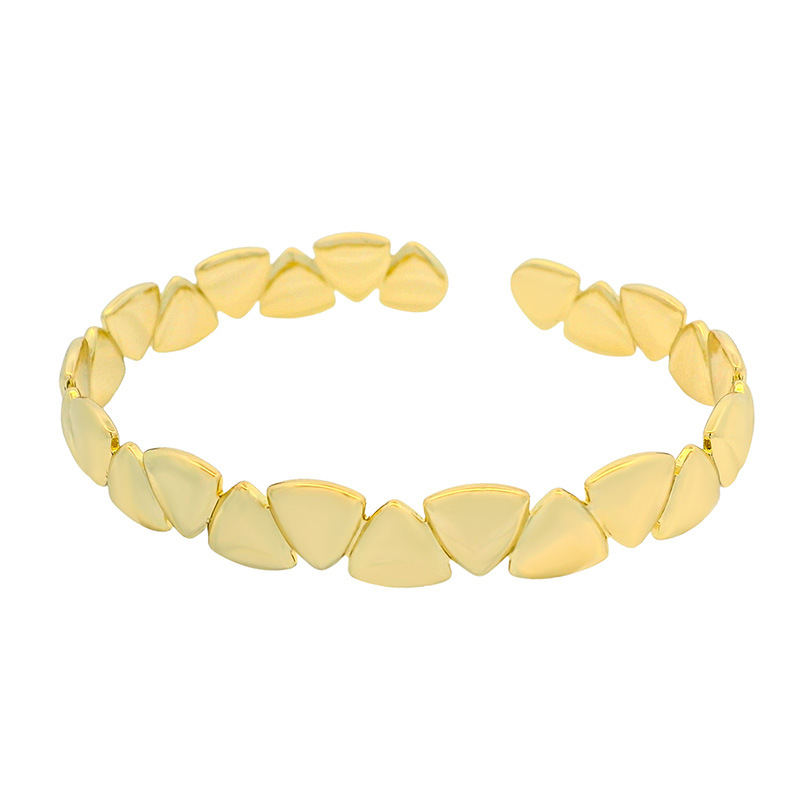 La nueva pulsera abierta de sentido simple y avanzado de moda de Xuping, diseño de nicho, joyería clásica de todo fósforo de estilo europeo y americano al por mayor
