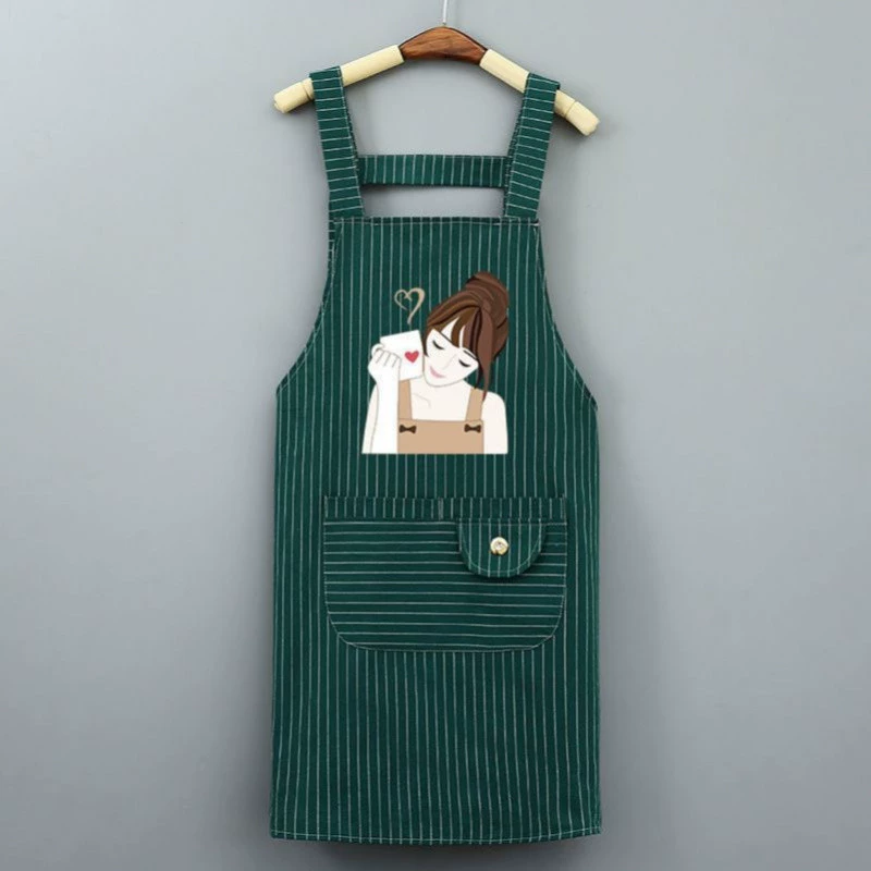 Фартук новый мягкий хлопок дышащий ультратонкий летняя кухня