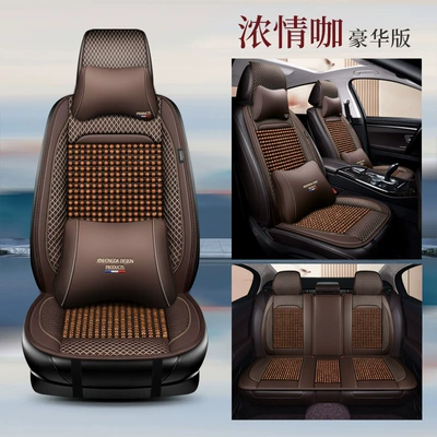 Seasons, Summer Breathable Car Wooden Bead – Cool pad - passionate-coffee-five-seats-deluxe-edition