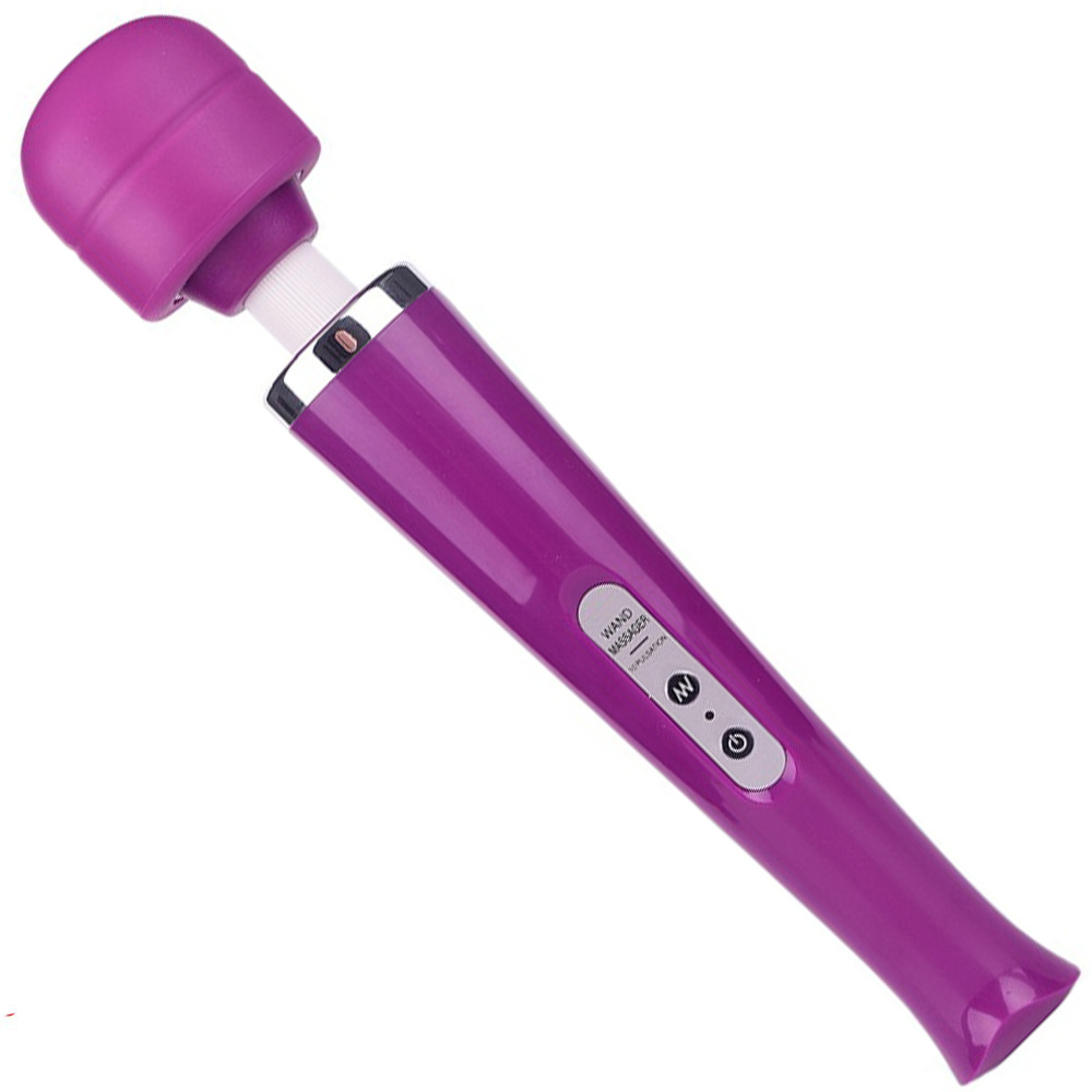 10-frequency stimulation vibrating massager, large vibrating rod for women, self-pleasuring extra-large, direct plug-in large AV rod, wholesale