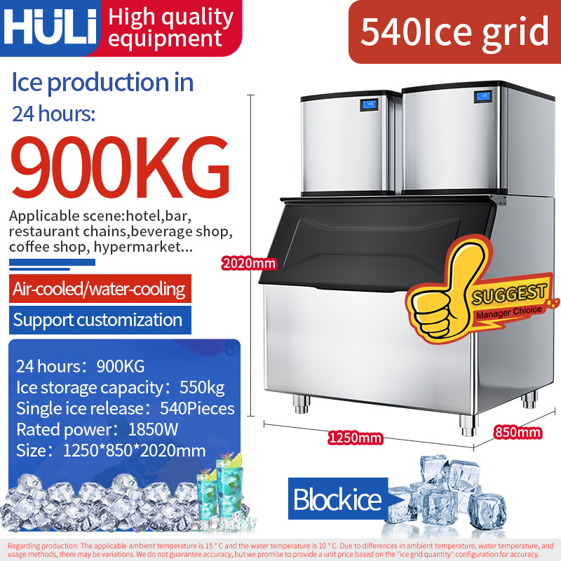 Pequeño bar ice maker para uso en casa; fully automatic square ice