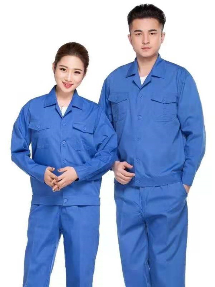 Ropa de trabajo de manga corta de verano, ropa de seguro laboral, poliéster, algodón, transpirable, absorbente de sudor, ropa de trabajo de taller, ropa de trabajo delgada, ropa de fábrica, secado rápido