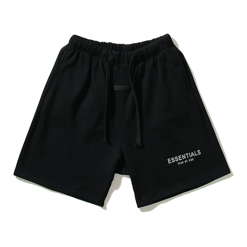 FOG двойная линия ESSENTIALS Meishi спортивные шорты повседневные пять четвертей штаны уличные хай-стрит свободные длинные шорты