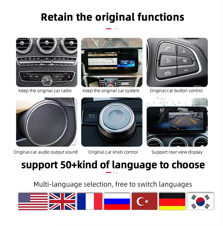 Suitable for Mercedes-Benz S W221 W222 06-09 10-15 Android car display central control large screen