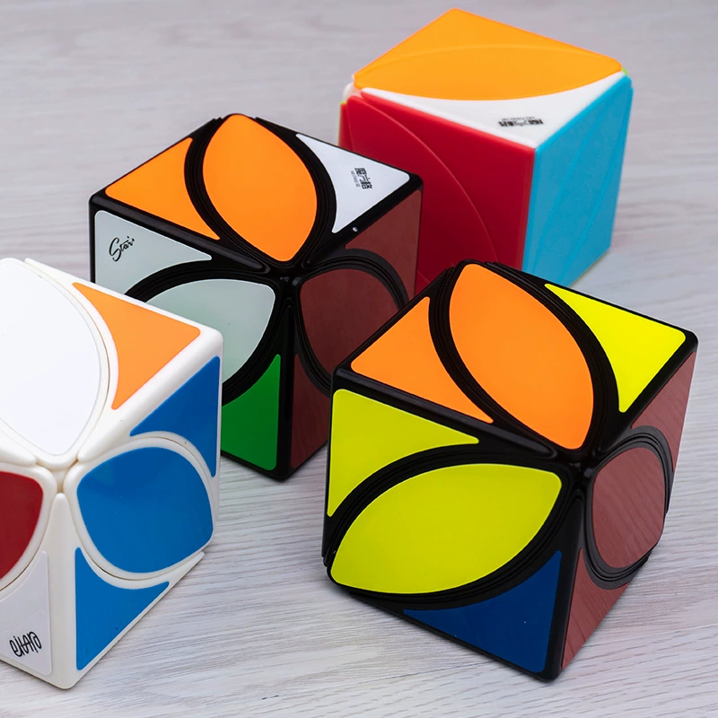 Китайский Rubik's куб, детская наклейка, логическая интеллектуальная умная игрушка, кленовый лист, шесть цветов, логическое мышление, подарок на день рождения