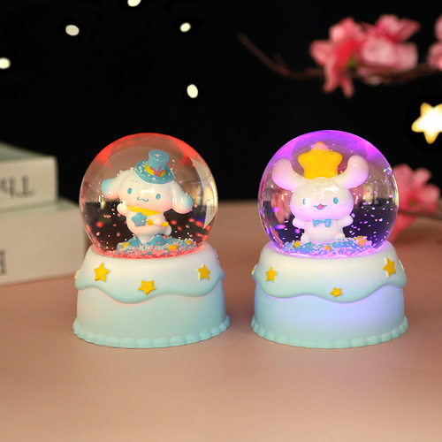 Creative Glowing Crystal Ball of New Ins Chloemi, Sanrio Glass Ball for Children, Student Gift, Wholesale