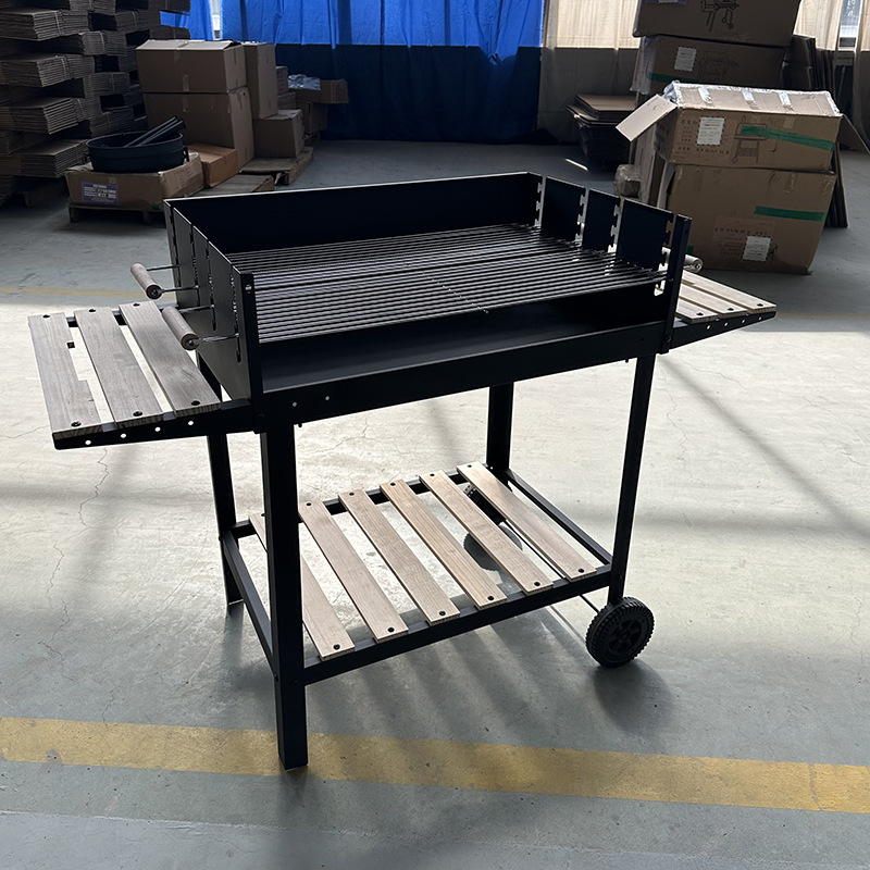 Multi-funcional del hogar patio engrosada Barbacoa Parrilla de carbón al aire libre horno portátil puesto para acampar