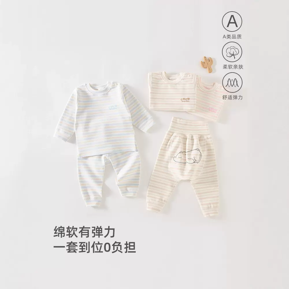 儿童家居服2025秋冬新款婴幼儿a类纯棉亲肤套装宝宝休闲保暖衣服