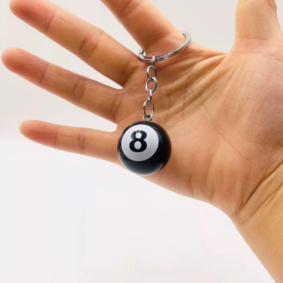 Creative keychain multi‑decor (DIY) with dice, bottle opener & thermometer, assorted charms