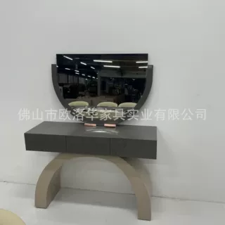 创意款可定制玄关桌轻奢极简现代玄关镜子组合