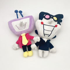 跨境新款DELTARUNE Deltarune Spamton Plush三角符文毛绒玩具