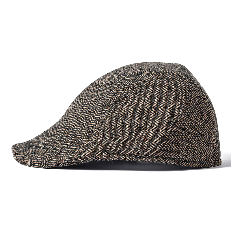 Gorra Plana para Hombre Mayor de Algodón y Poliéster Térmica para Invierno image 5