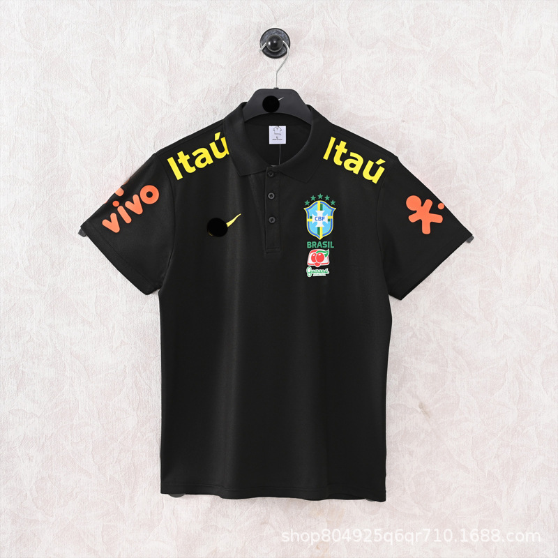 Cross-border new Brazilian POLO shirts, popular jerseys, Real Madrid, Arsenal, Manchester United, men's and women's sports and leisure football apparel