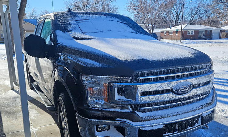 Car snow cover made of Oxford fabric, enlarged and thickened, for sun and frost protection, car front windshield snow cover