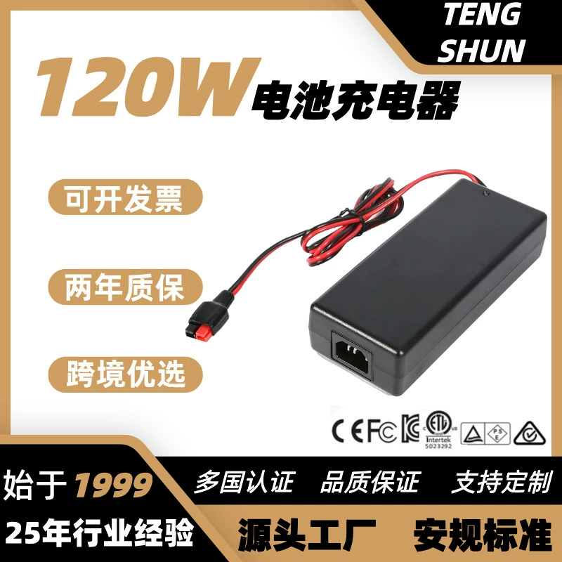 Сертификация безопасности 12.6v6a 16.8v5a 25.2v4a 29.4v4a тройное зарядное устройство для литиевых батарей 18650