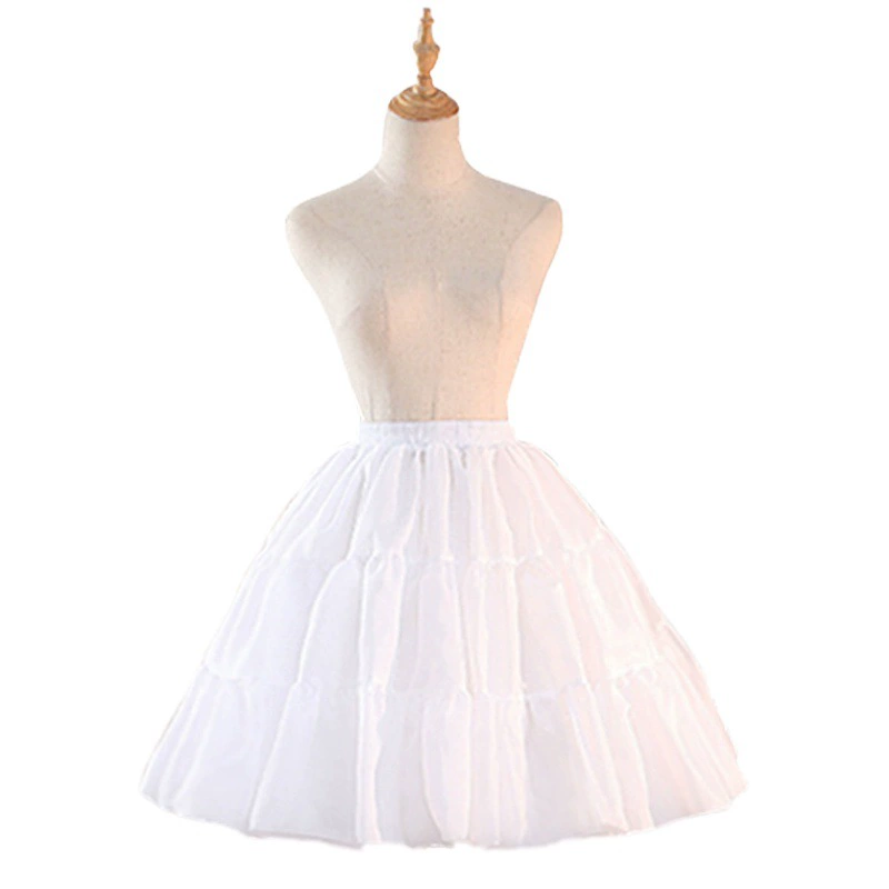 Юбка поддержка Лолита Повседневная бескостная Хрустальная пряжа Лолита мягкая девушка косплей насилие Регулируемая пушистая Нижняя юбка