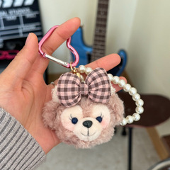 クマのヘッドバッグペンダント人形ミニカーキーペンダントハイエンドぬいぐるみシンプルなスクールバッグ小さなペンダント