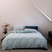 2025新款高克重牛奶绒天鹅绒四件套-时光里