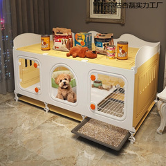 犬小屋、トイレ付き小型犬用犬小屋、1部屋、1バスルーム、1ホール、子犬、子犬、犬用ヴィラ、家庭用屋内