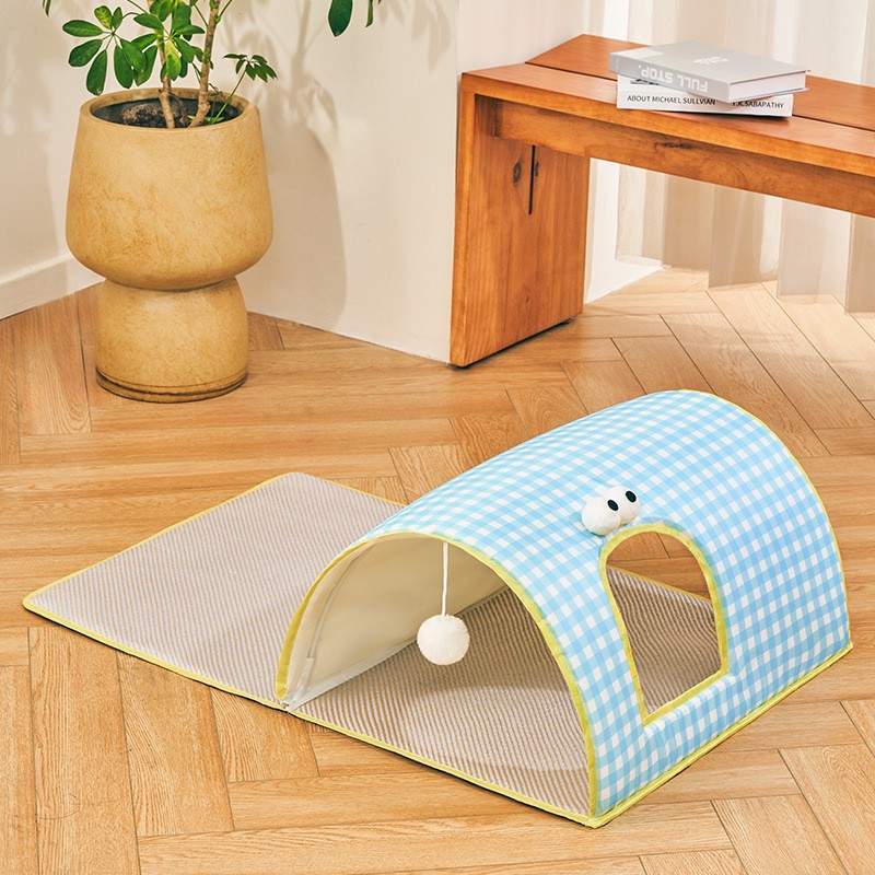 Nuevo gato túnel invierno gato estera desmontable y lavable gato casa felpa gato estera transfronteriza entrega al por mayor