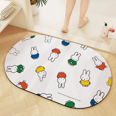Avtomobil döşəmə paspasları – Non-Slip Mat - cheerful-miffy-4060cm-new-diatom-mud