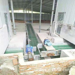 大型养殖厂多层养殖设备 自动化清理粪便机器 宏伟皮带式清粪机
