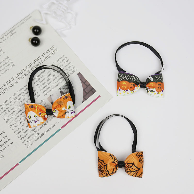 Ribbon Material Halloween Festival Ribbon Halloween Bow Knot 1 Piece