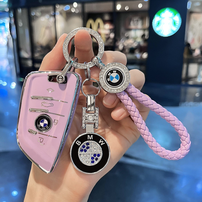 Bmwの鍵カバー1系2系3系5系7系x 1x3x5シェルバックル高級530 li高級女性を適用します。|undefined