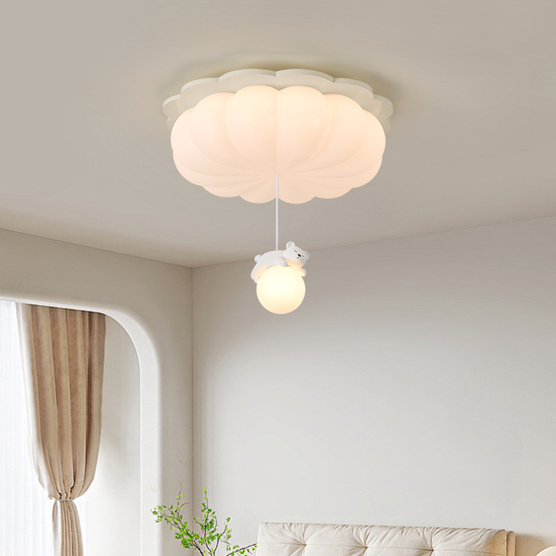 Luz de techo de la habitación de los niños 2026 nuevo estilo medieval crema viento animado moderno de espectro completo lámpara de la habitación de ojos 461L