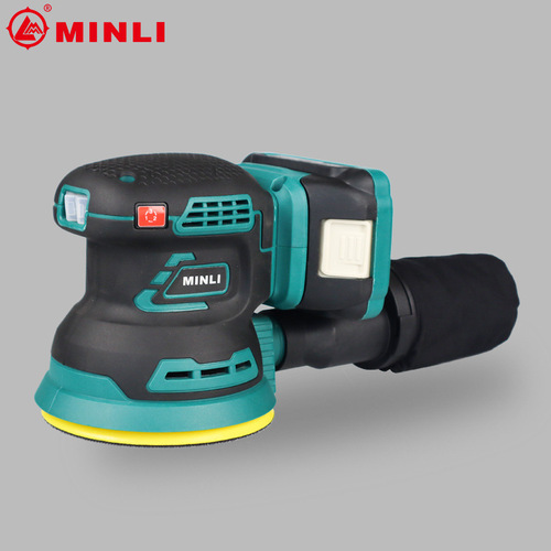 Vine Li Manufacturer Direct Sales Lithium Battery Brushless Sanding Machine for Wood and Metal Grinding and Polishing, Adjustable Speed Round Sandpaper Machine