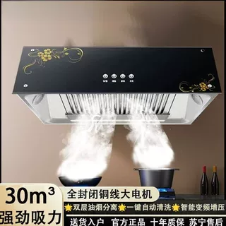 抽油烟机大吸力吸式大功率家用厨房公寓中式一体机小型油烟机批发
