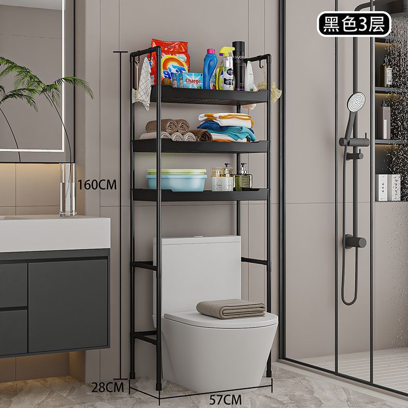 クロスボーダー热い贩売床置き简易便器置物棚バスルームトイレ収纳ラック洗濯ラック多层トイレラック|undefined