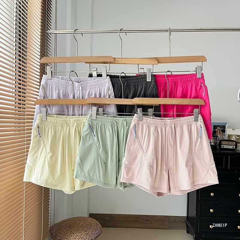 26 New Summer Mountain-Style Outdoor Quick-Dry Mesh Patchwork Lightweight Elastic Couple Sports Breathable Casual Shorts Nylon