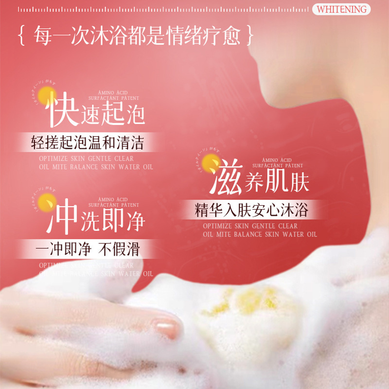 倾龄377美白沐浴露烟酰胺嫩白提亮持久留香清爽控油香氛沐浴露|undefined