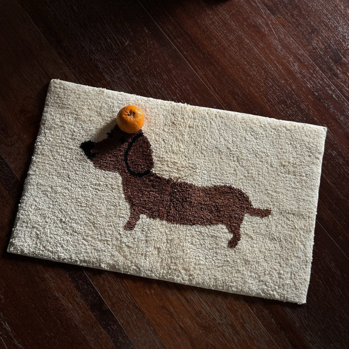 Ins Korean Puppy Floor Mat Home Living Room Carpet Bathroom Door Absorbent Non-Slip Foot Mat Bedroom Bedside Blanket