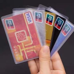 フロスト透明消磁防止銀行カードセット身分カード保護セット会員カード社会保険カード証明書セット