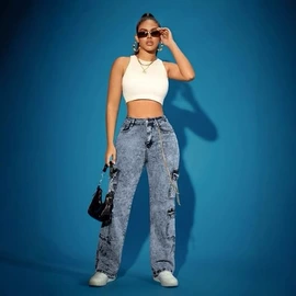 女式牛仔裤;女士短裤;半身裙