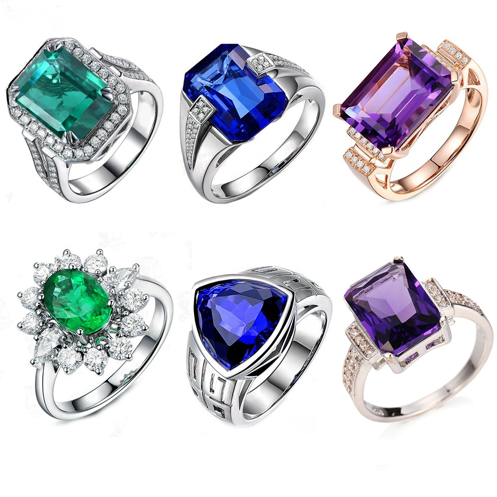 Сверкающее атмосферное кольцо с драгоценным камнем, светлое роскошное большое кольцо на палец, парное кольцо, синее кольцо с высоким смыслом