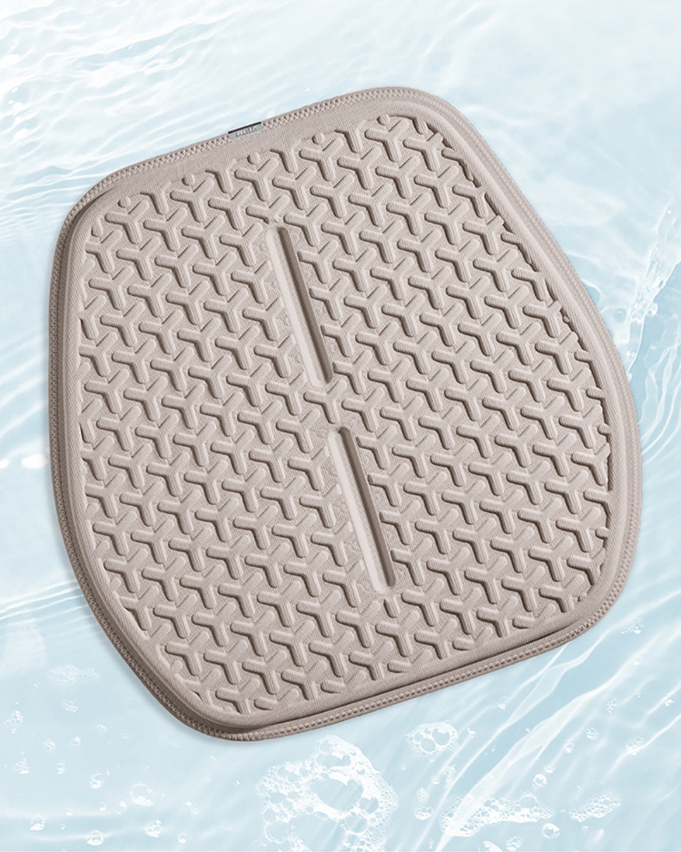 Car Seat Cushion Summer Cooling Pad Single Piece Cold Gel Seat Cushion Breathable Honeycomb Silicone Car Cushion Four-Season Universal Seat Cushion