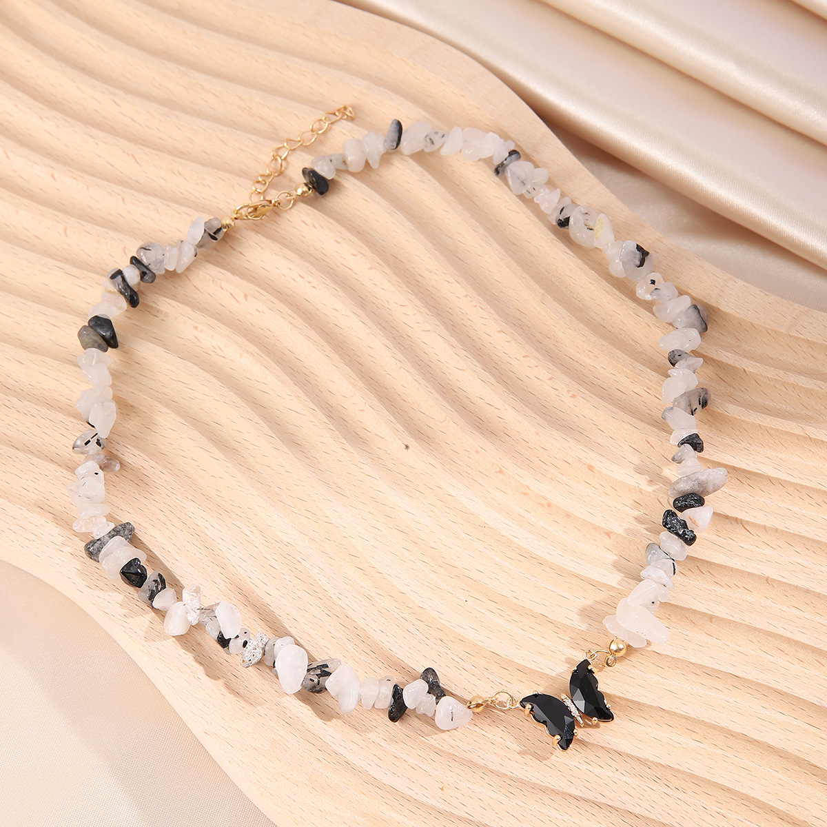 Bohemian Butterfly Alloy Plating Metal Necklace 1 Piece