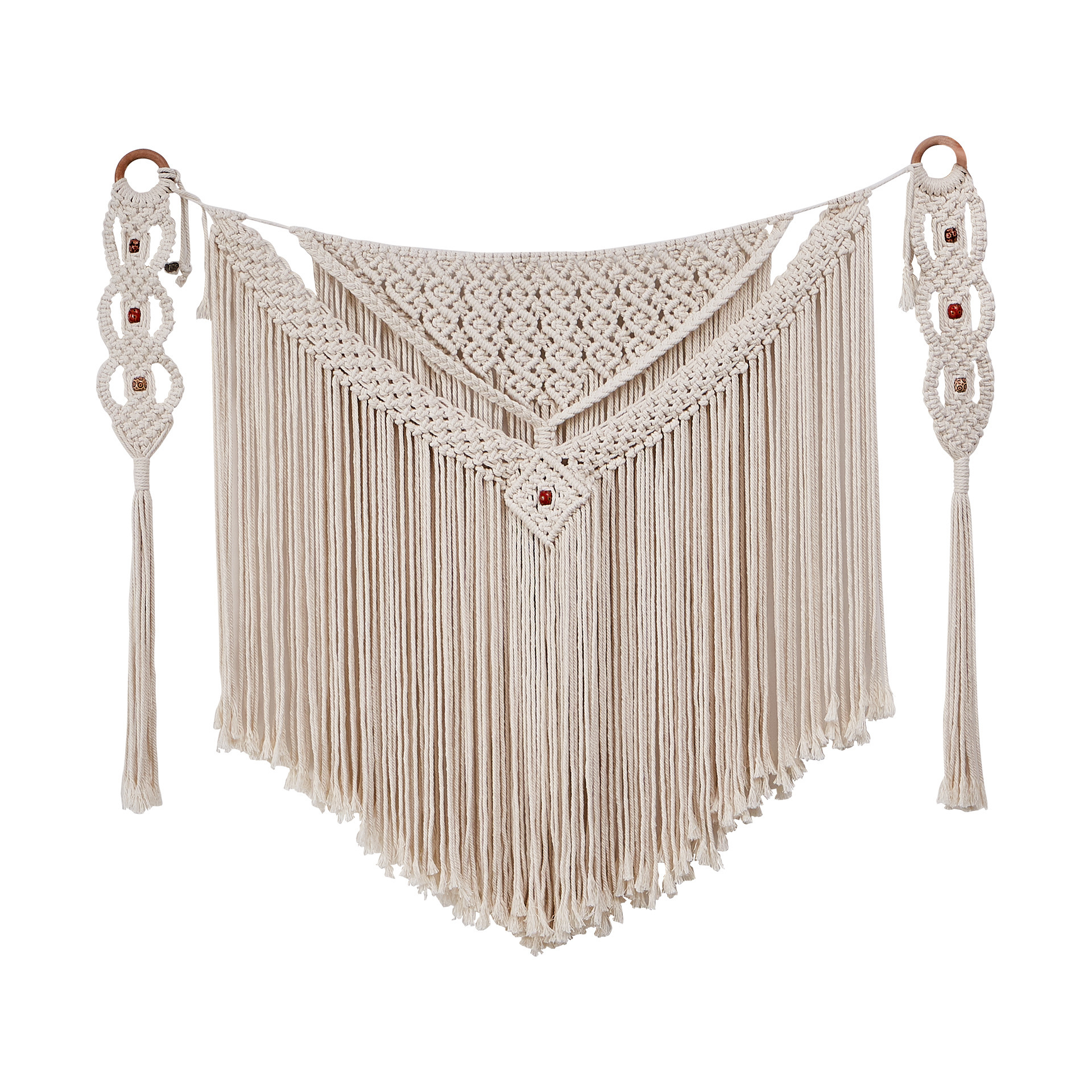 Bohemian Nordic Style Wall Hanging Tapestry Cotton Rope Tassel Tapestry B&BWall Decoration Wall Decoration Tapestry Wall Europe And America