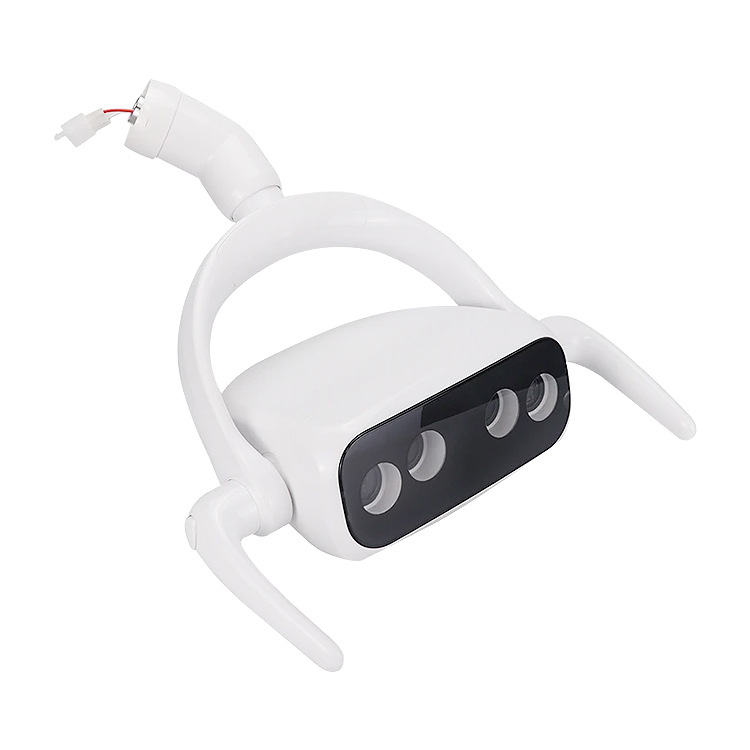 Silla dental lámpara oral plantación LED cuatro cuentas inducción luz fría dentista lámpara de examen oral belleza médica lámpara de silla
