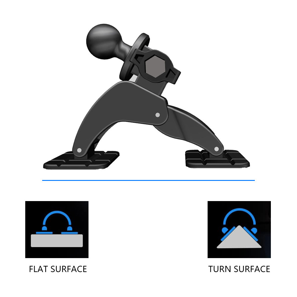 Cross-border car phone holder accessories, universal strong adhesive car dashboard center console mount, car base navigation stand