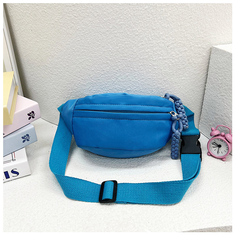 Andralyn Solid Color Minimalist Korean Casual Chest Bag for Spring and Summer New Trendy Instagram Single Shoulder Crossbody Outdoor Bag_voghion.com